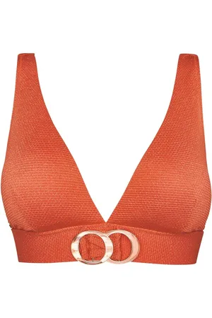 Brigitte Bardot Haut de maillot triangle orange Amour