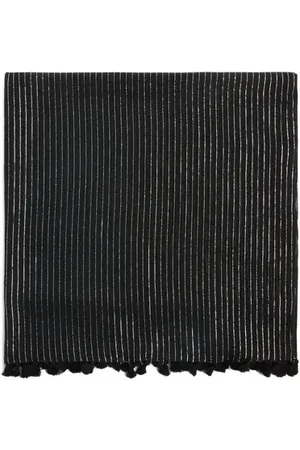 Saison 1865 Foulard en coton et fil métallisé