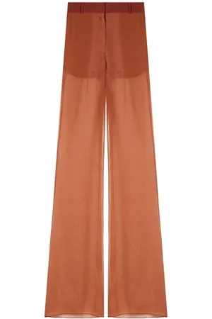 Nensi Dojaka Pantalon flare en soie
