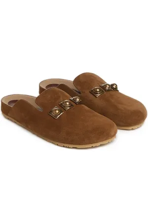 Etro Sandales sabot en daim