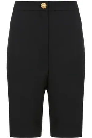 Balmain Short habillé à taille haute