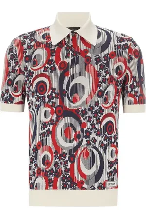 Prada Polo en soie et coton
