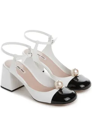 Miu Miu Escarpins en cuir bicolore verni