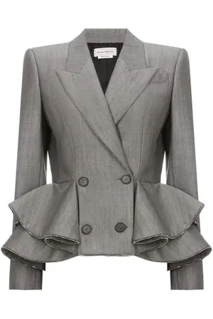 Alexander McQueen Blazer en cuir