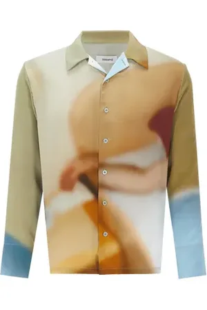 Serapis Chemise à imprimé en soie