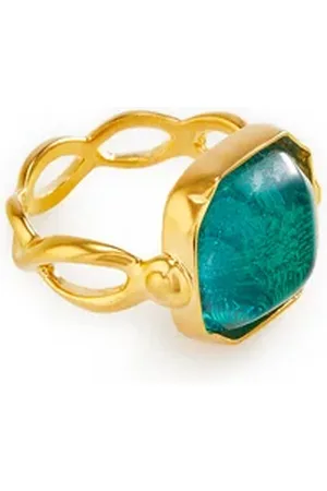 Goossens Bague carrée Cabochons