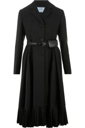 Prada Manteau en laine mohair mélangée