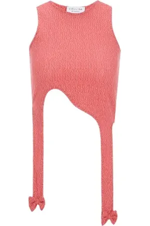Collina Strada Top sans manches avec noeuds