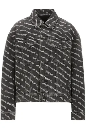 Alexander Wang Veste en jean imprimée