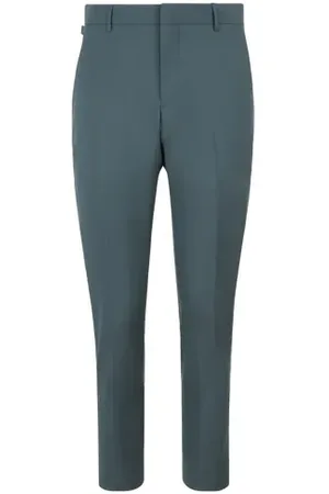 Prada Pantalon droit en laine et mohair