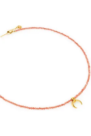 AU PRINTEMPS PARIS Collier à pendentif lune