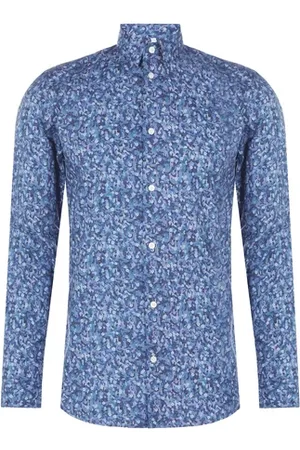 AU PRINTEMPS PARIS Chemise à imprimé Liberty en coton