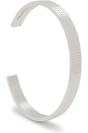 Le Gramme Bracelet ruban guilloché pyramide le 23 g en poli