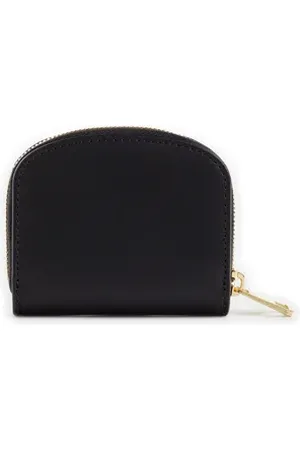 A.P.C. Portefeuille compact Demi lune en cuir