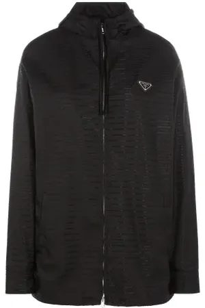 Prada Blouson à capuche en Re-Nylon