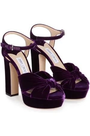 Jimmy Choo Sandales Heloise en velours