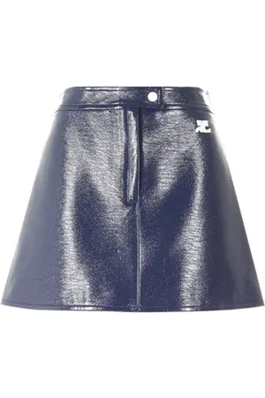 Courrèges Minijupe Iconique en vinyle