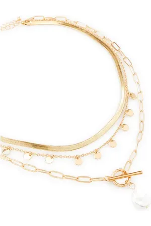 AU PRINTEMPS PARIS Collier triple chaîne