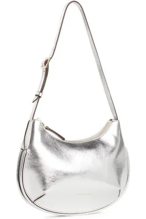MANU Sac à main Ilda en cuir métallisé