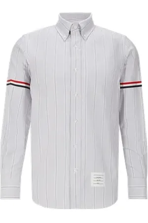 Thom Browne Chemise rayée en coton