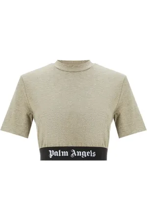 Palm Angels Tee shirt Lurex Logo Tape
