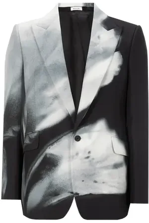 Alexander McQueen Veste de tailleur à motif