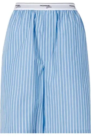 HOMMEGIRLS Short rayé en coton