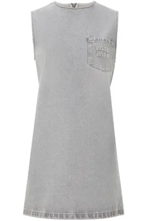 Miu Miu Robe courte en coton