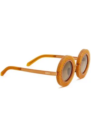 OFF-WHITE Lunettes de soleil rondes