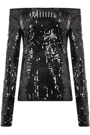ROTATE T-shirt à sequins