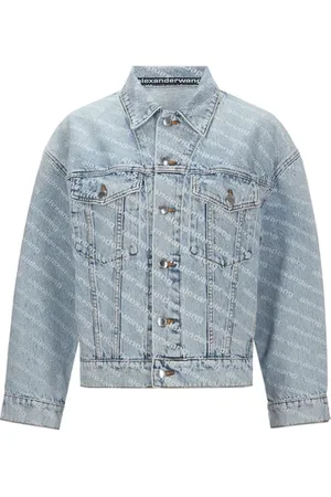 Alexander Wang Veste denim logotypée