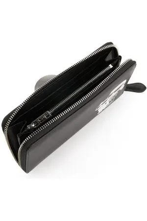 Karl Lagerfeld Portefeuille K/Ikonik en cuir