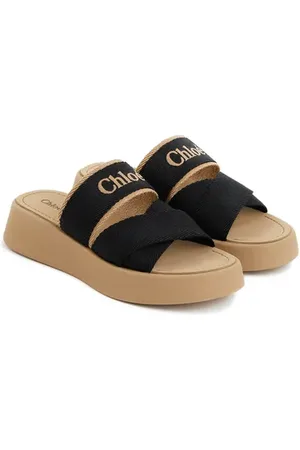 Chloé Sandales Mila à logo