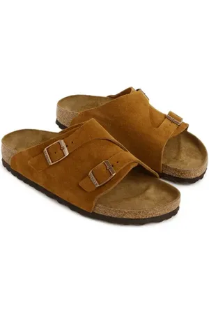Birkenstock Sandales en cuir suédé Zurich