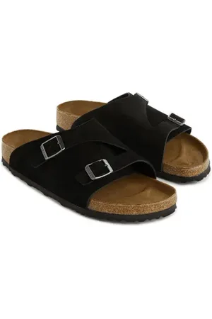 Birkenstock Sandales en cuir suédé Zurich