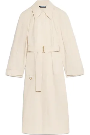 Jacquemus Le trench bari en coton et lin