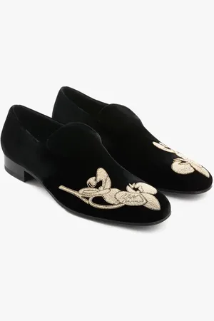Alexander McQueen Mocassins en velours