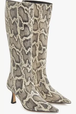 Aeyde Bottes à imprimé en cuir