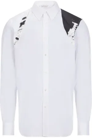 Alexander McQueen Chemise à imprimé en coton