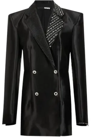 ROTATE Blazer satiné avec détails brillants
