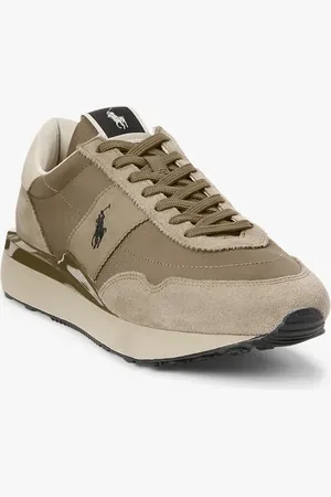 Ralph Lauren Baskets en cuir mélangé