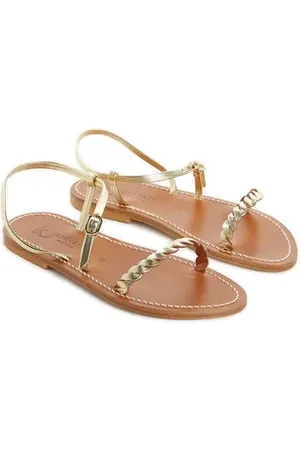 K jacques Sandales plates en cuir