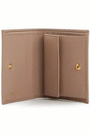 Prada Petit portefeuille en cuir Saffiano