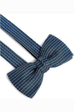 Cerruti 1881 Naud papillon imprimé en soie