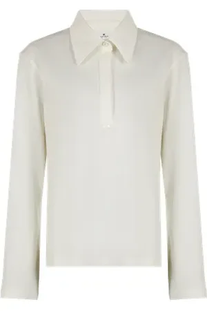 Courrèges Polo à manches longues en coton
