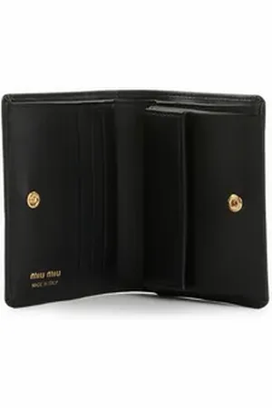 Miu Miu Porte-monnaie en cuir