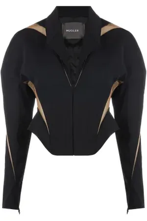 MUGLER Blazer bi-matière