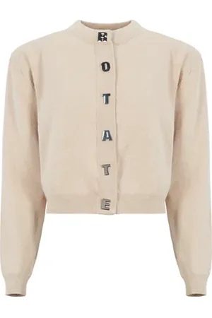 ROTATE Cardigan en coton et cachemire