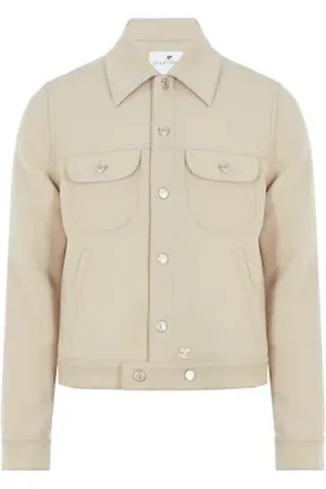 Courrèges Blouson Trucker en twill