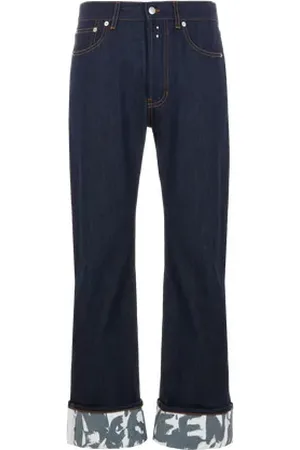 Alexander McQueen Jean droit en coton